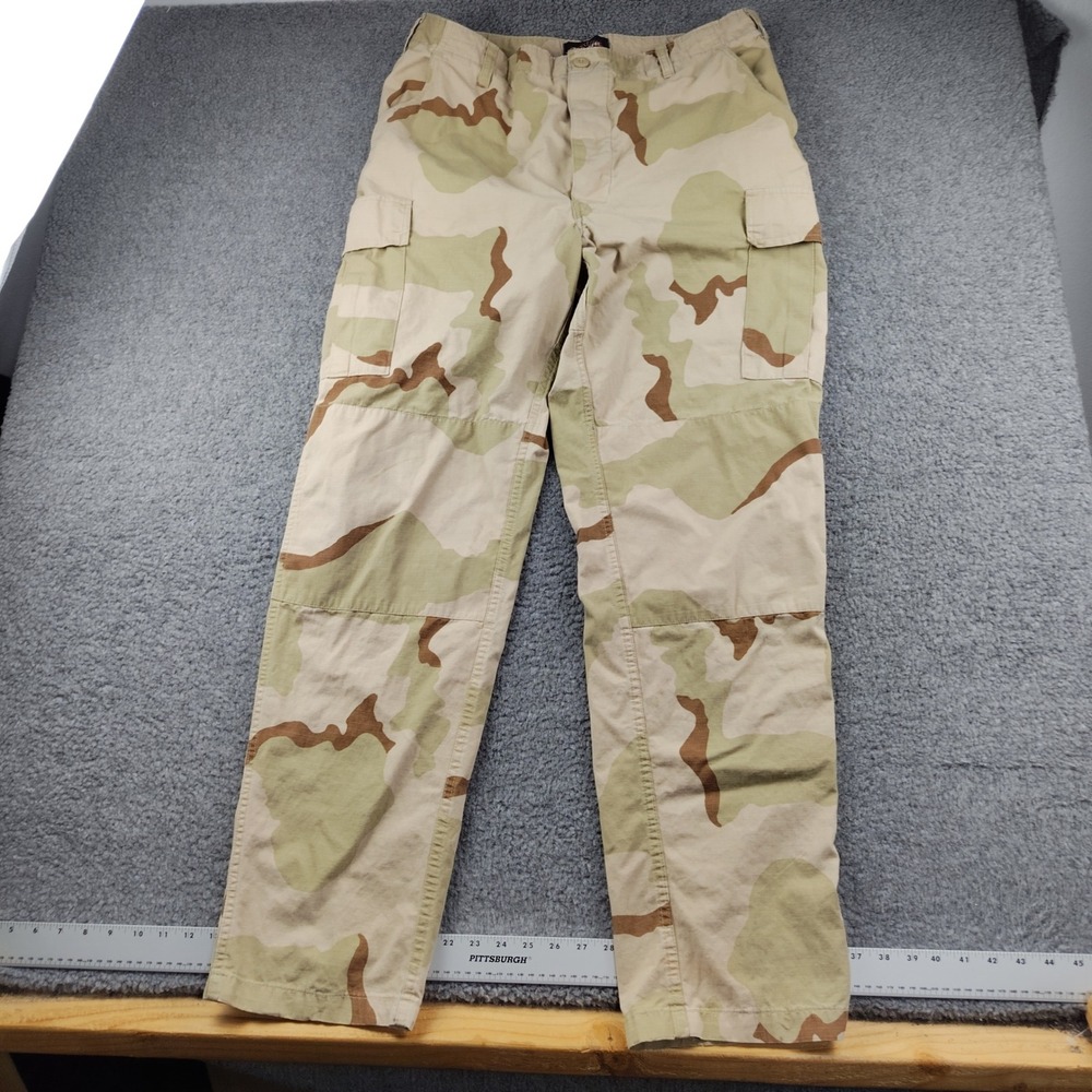 Tru-Spec Military Cargo Pants Mens 38x34 Desert Camo Ripstop Tactical